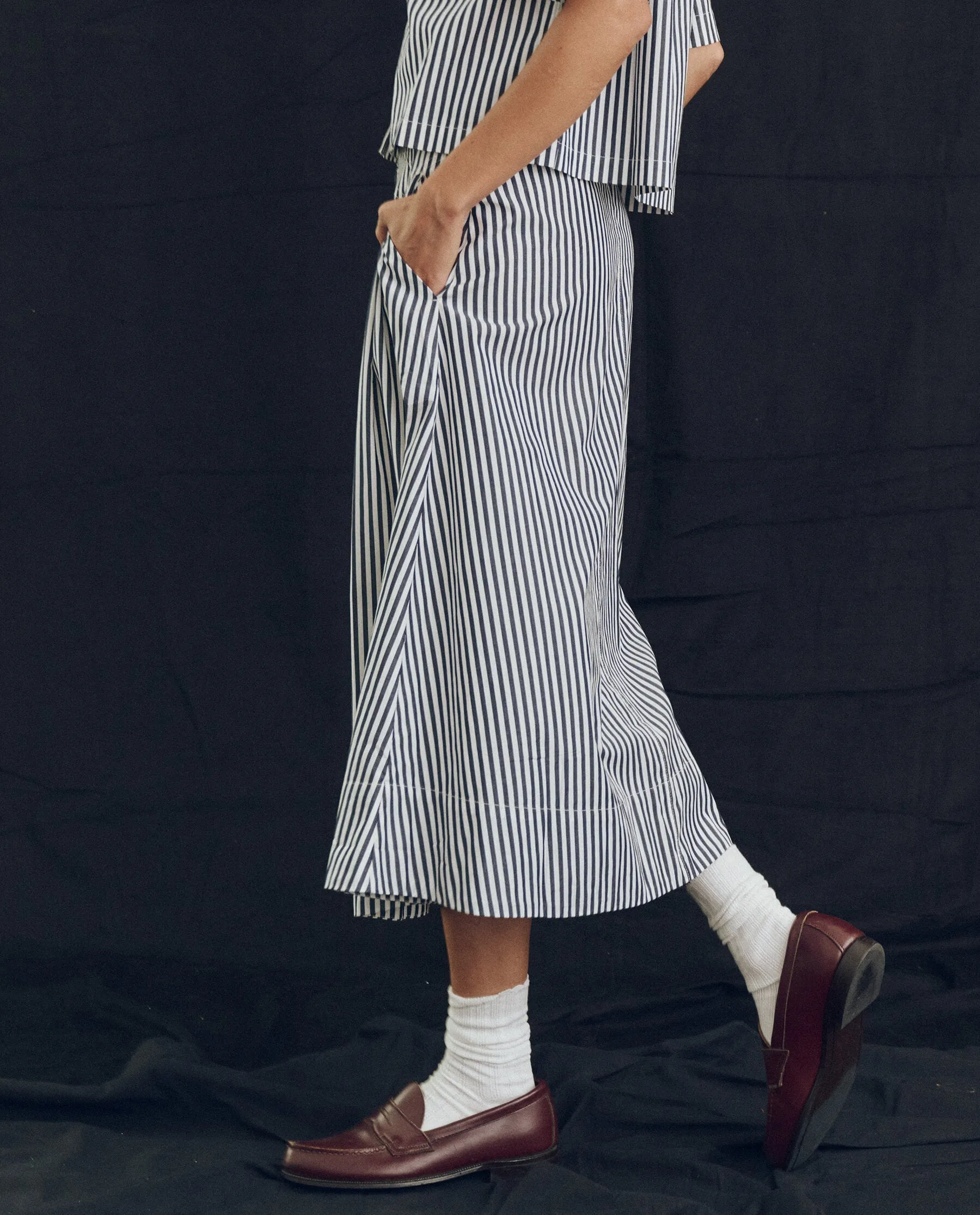Skirt K099877 Field Skirt Navy-Studio-Stripe