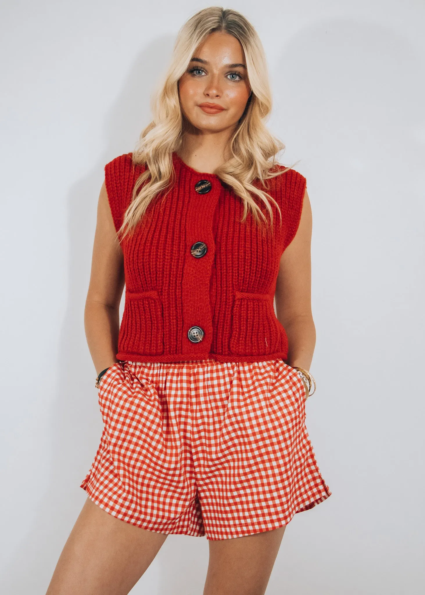 So Rad Red Sweater Vest