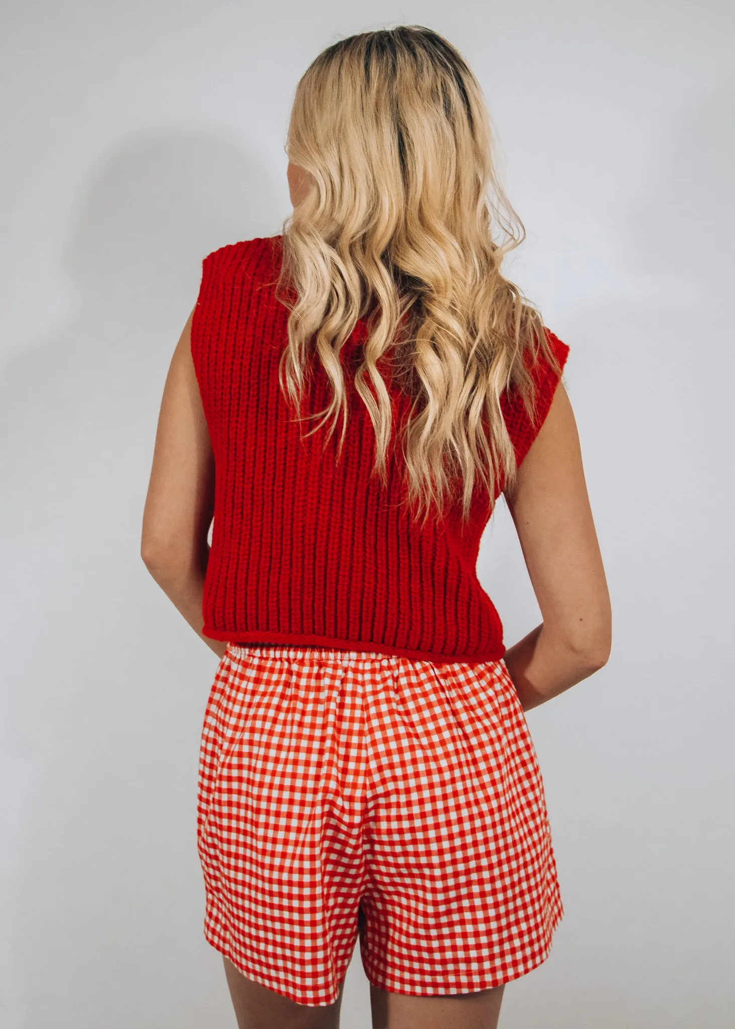 So Rad Red Sweater Vest