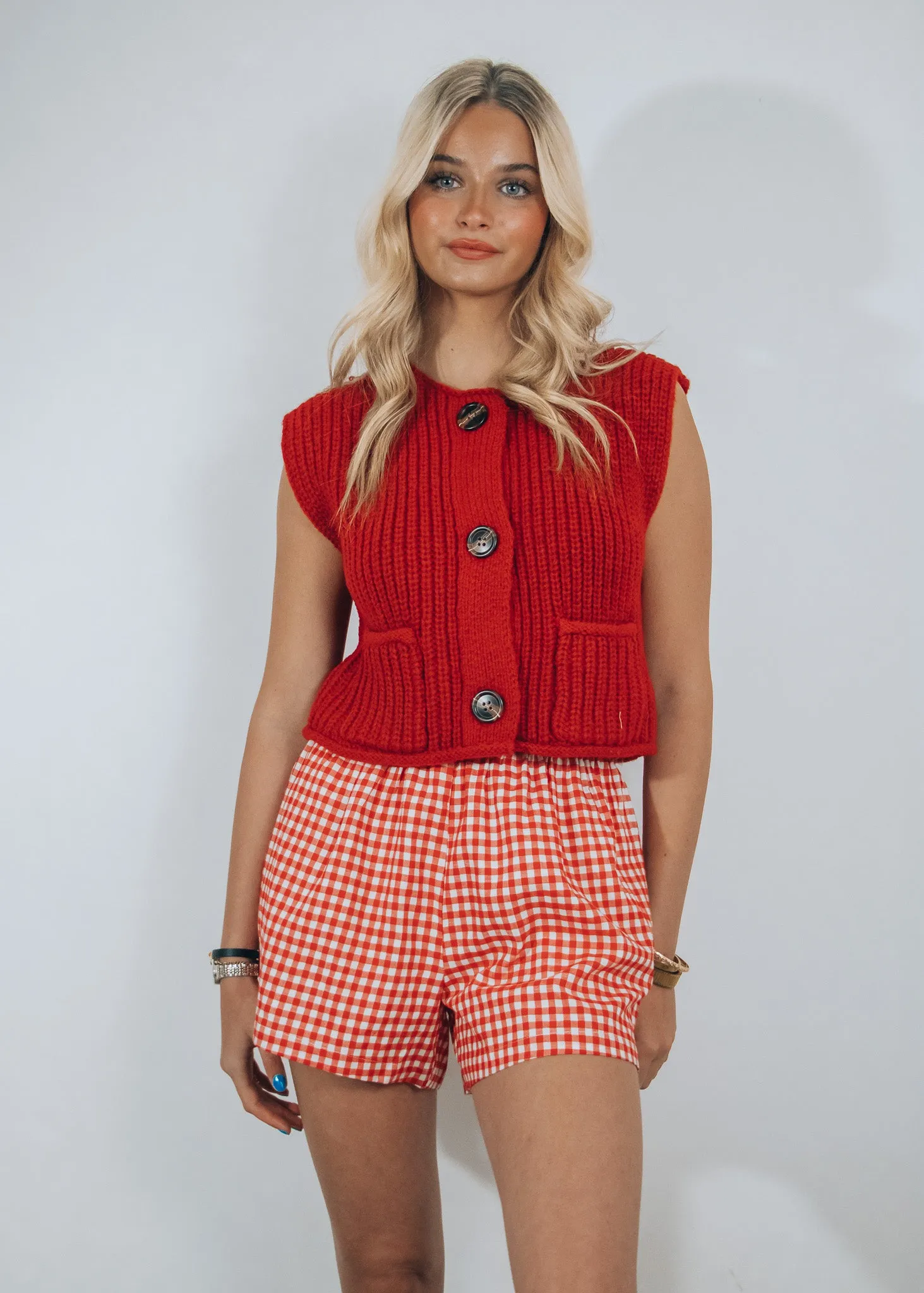 So Rad Red Sweater Vest