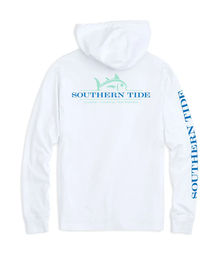Southern Tide - Rising Skipjack Long Sleeve Hoodie Tee