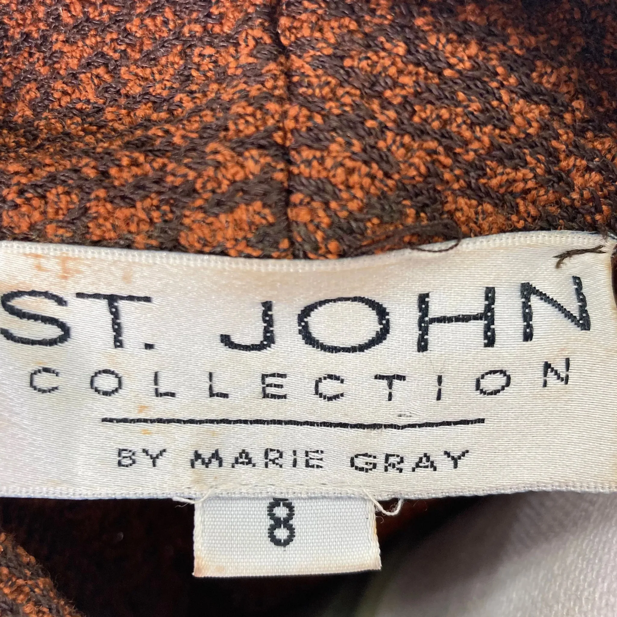St. John Brown Knit Jacket
