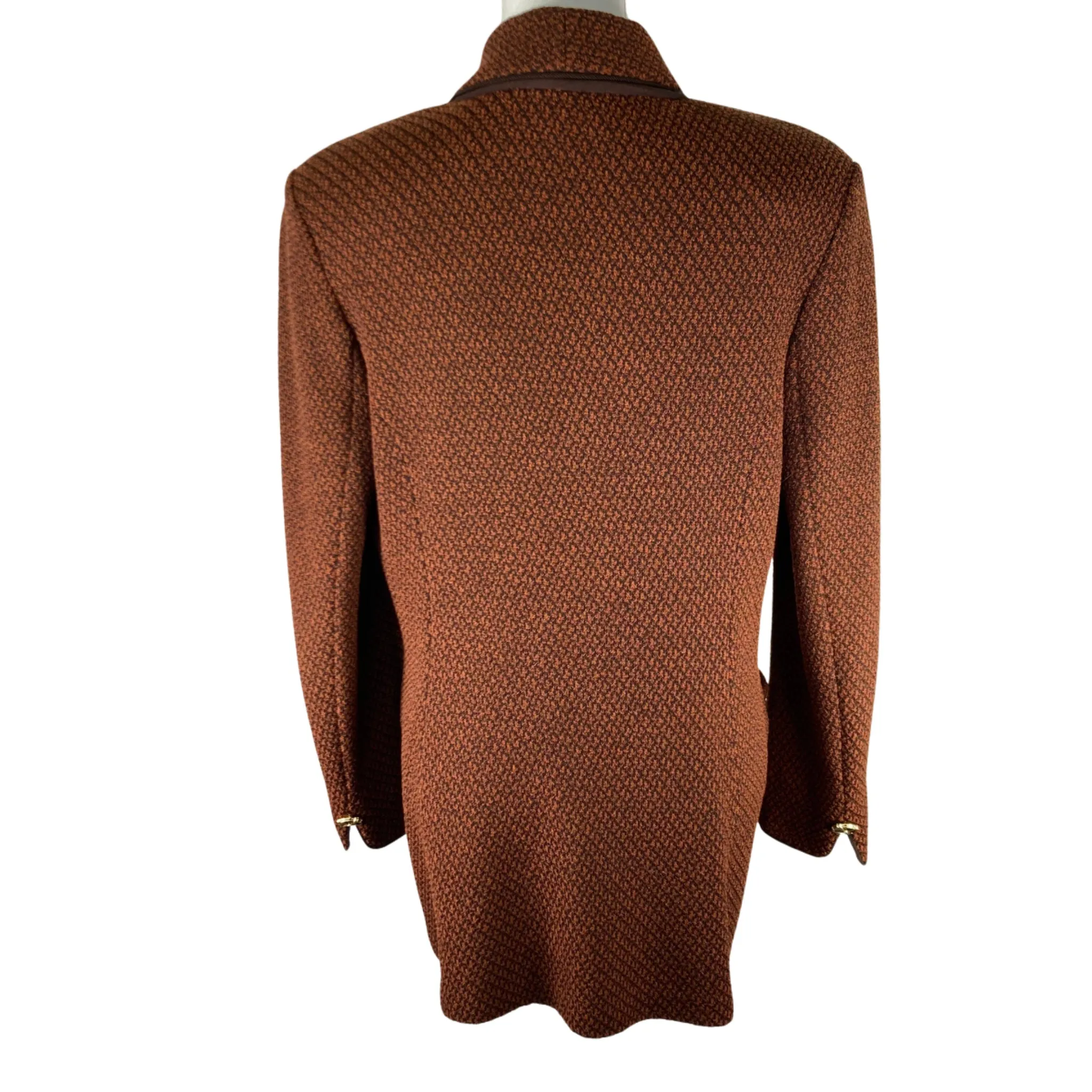 St. John Brown Knit Jacket