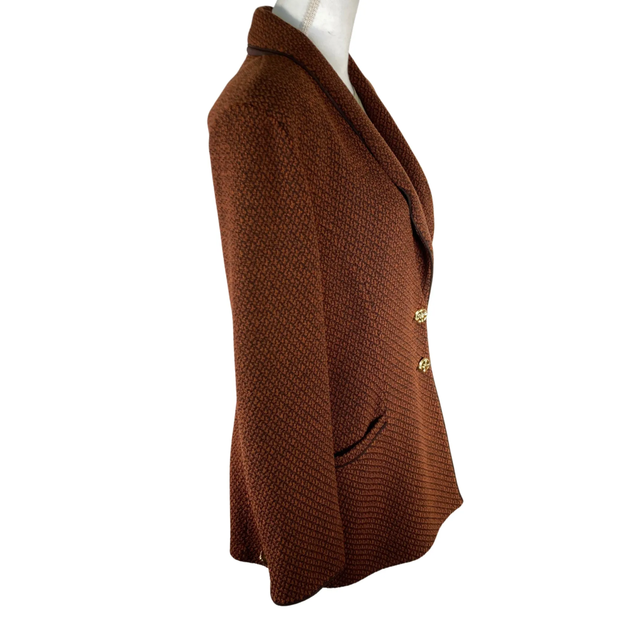St. John Brown Knit Jacket