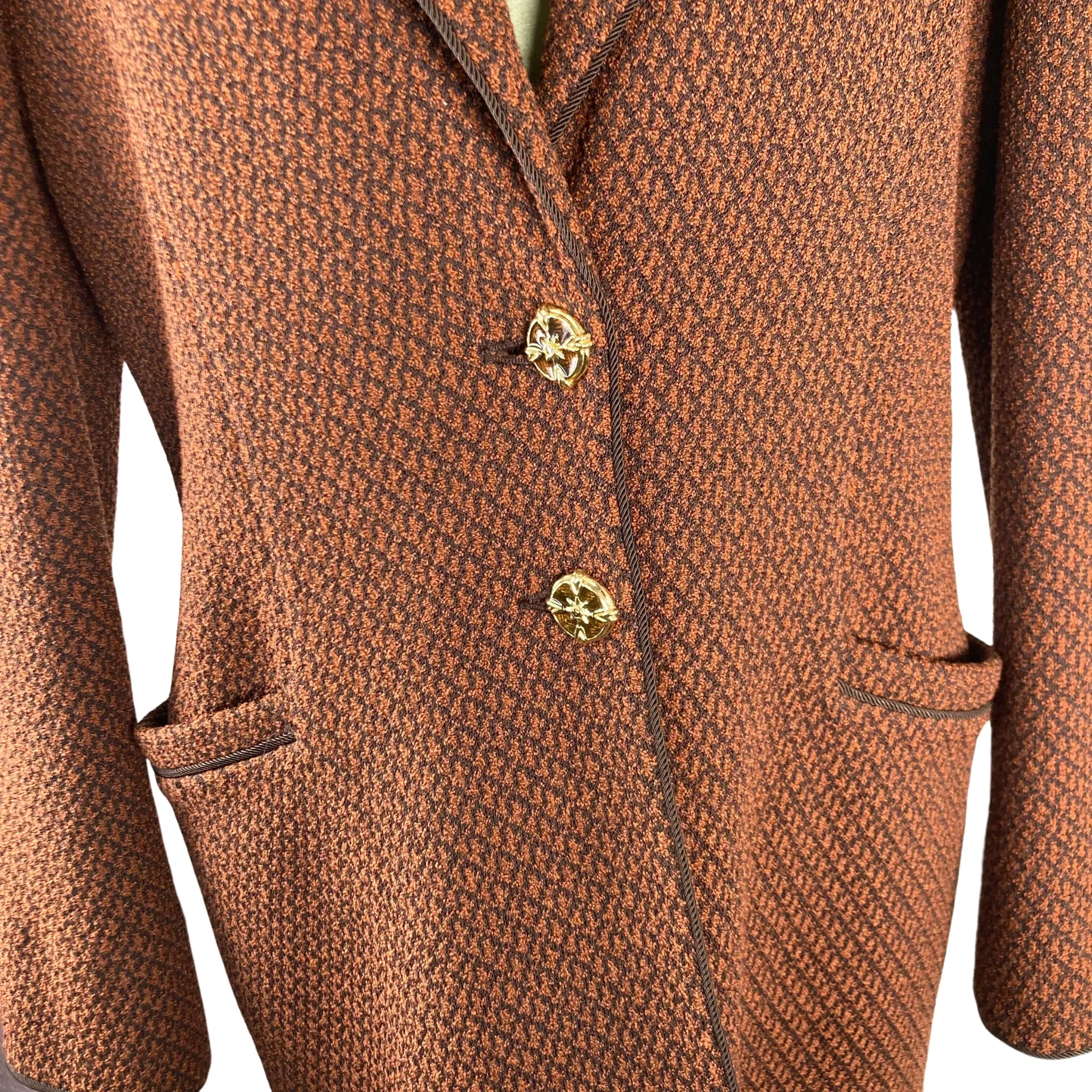 St. John Brown Knit Jacket
