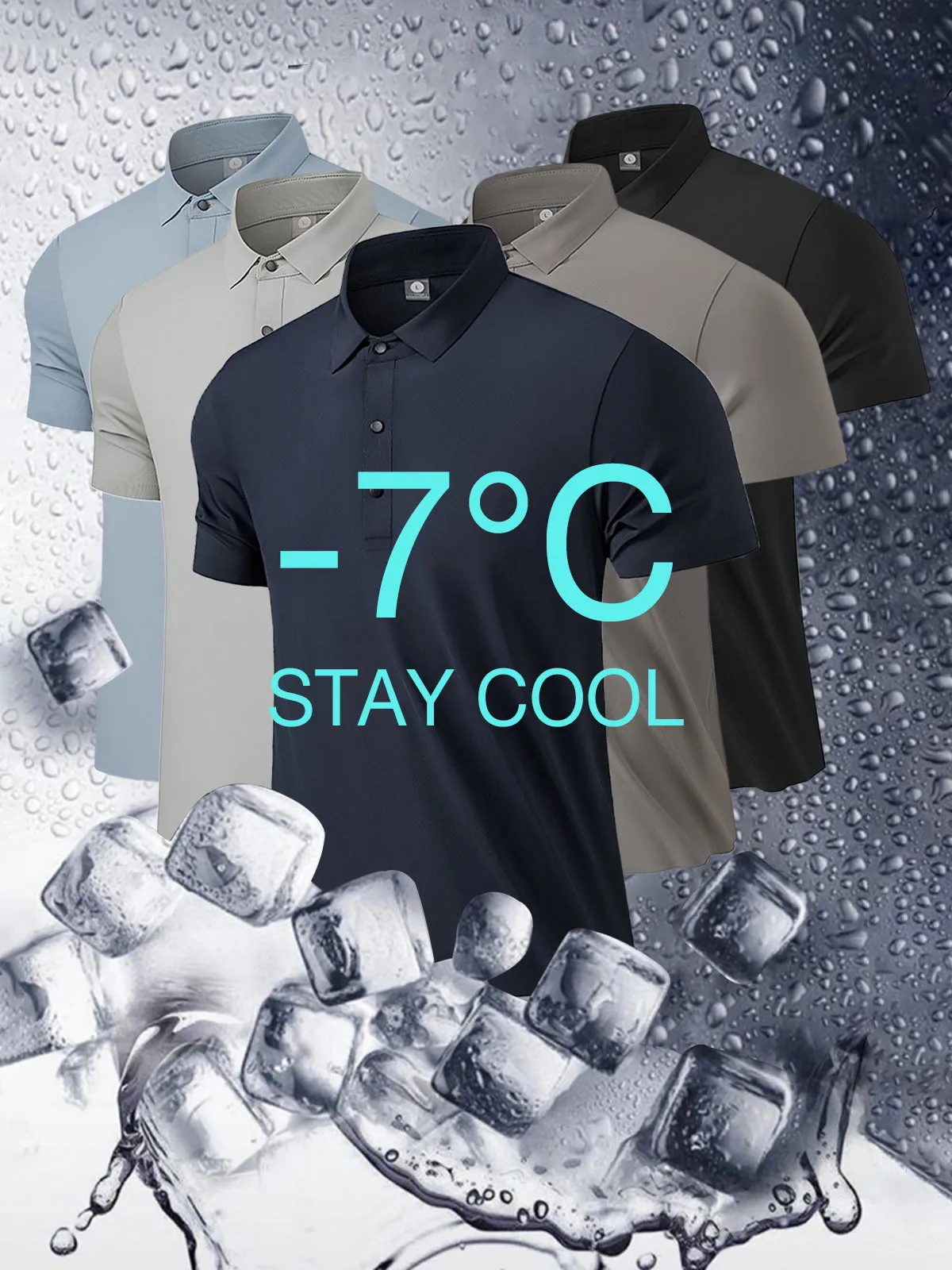 Stay Cool Performance Seamless Polo