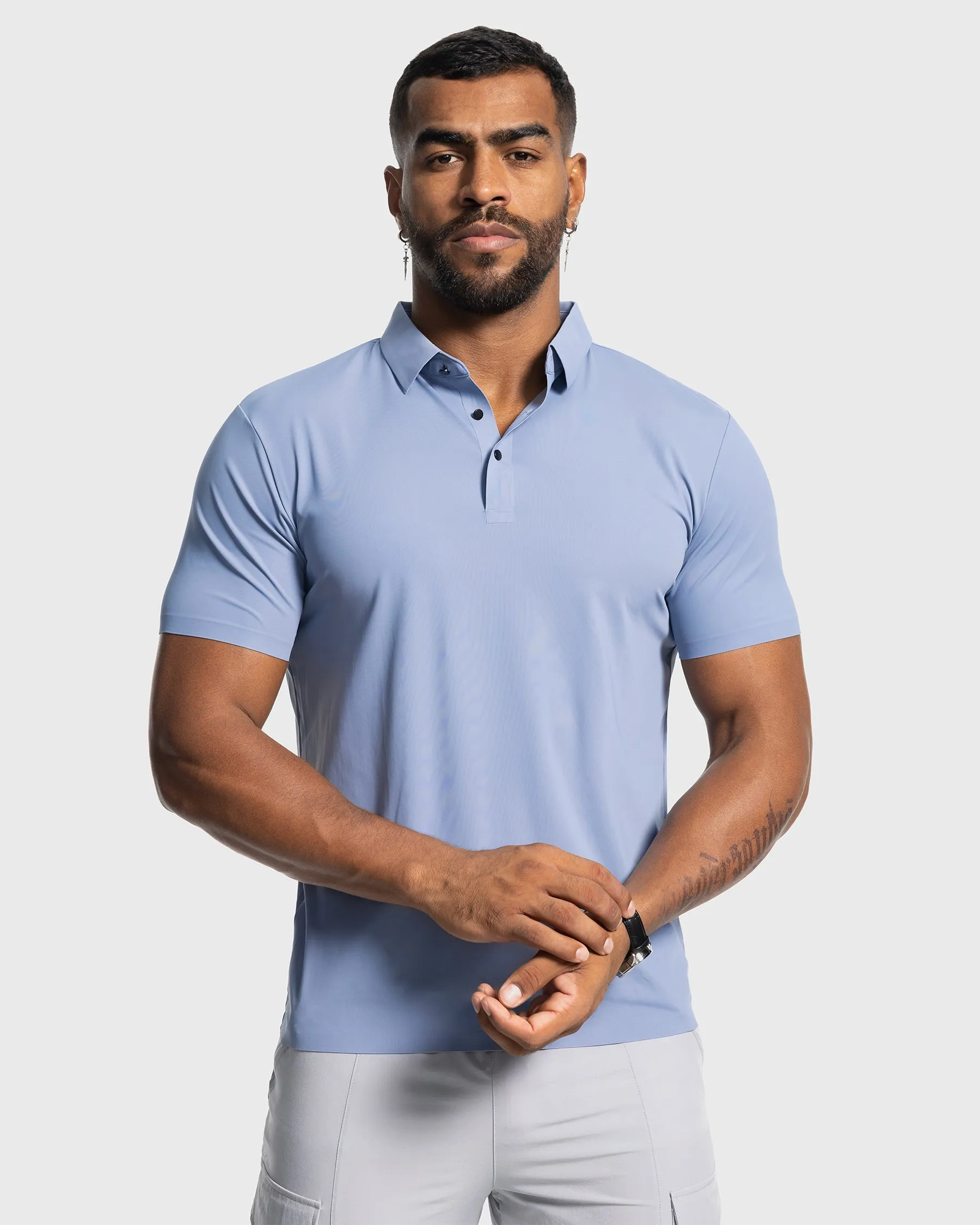 Stay Cool Performance Seamless Polo
