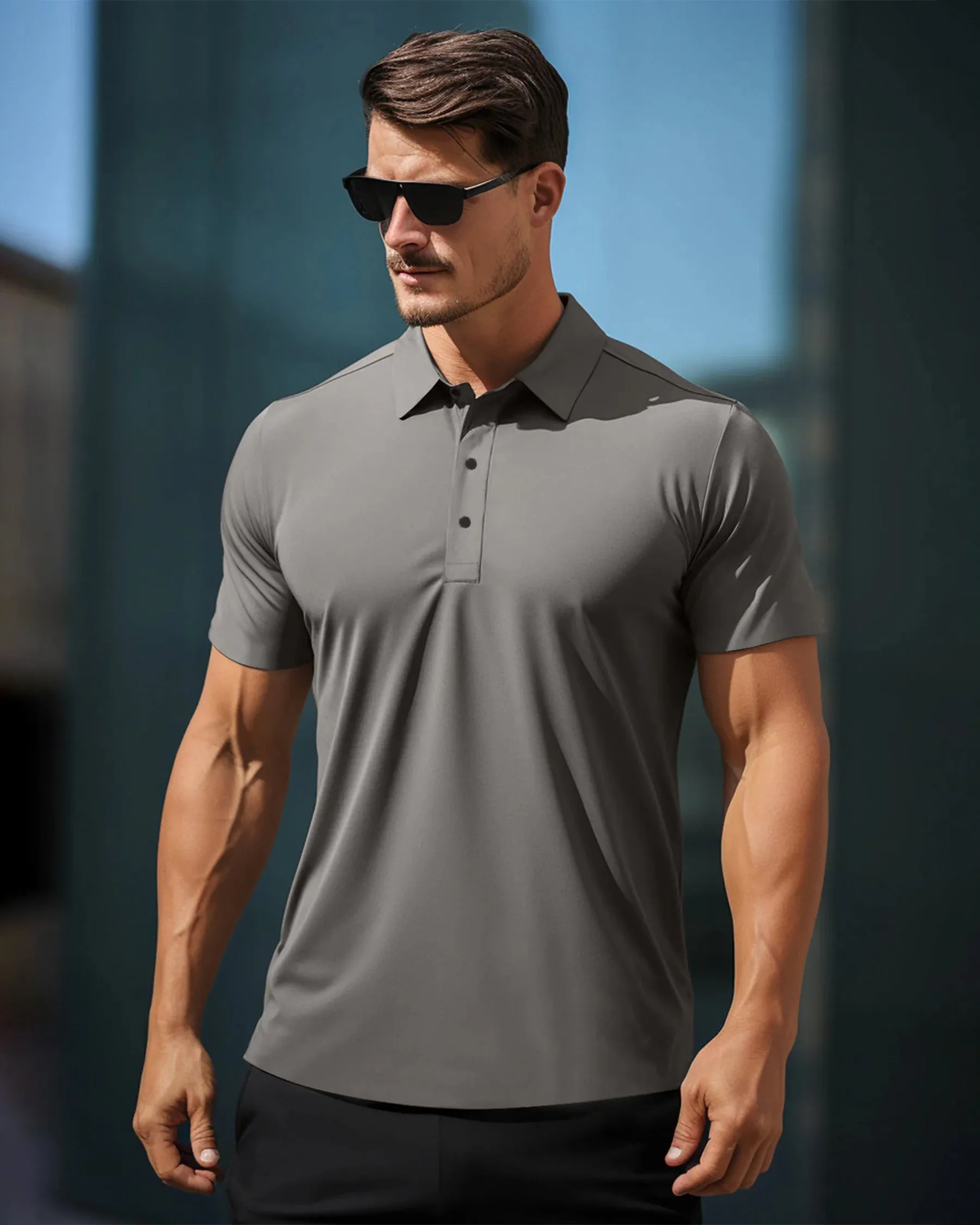 Stay Cool Performance Seamless Polo