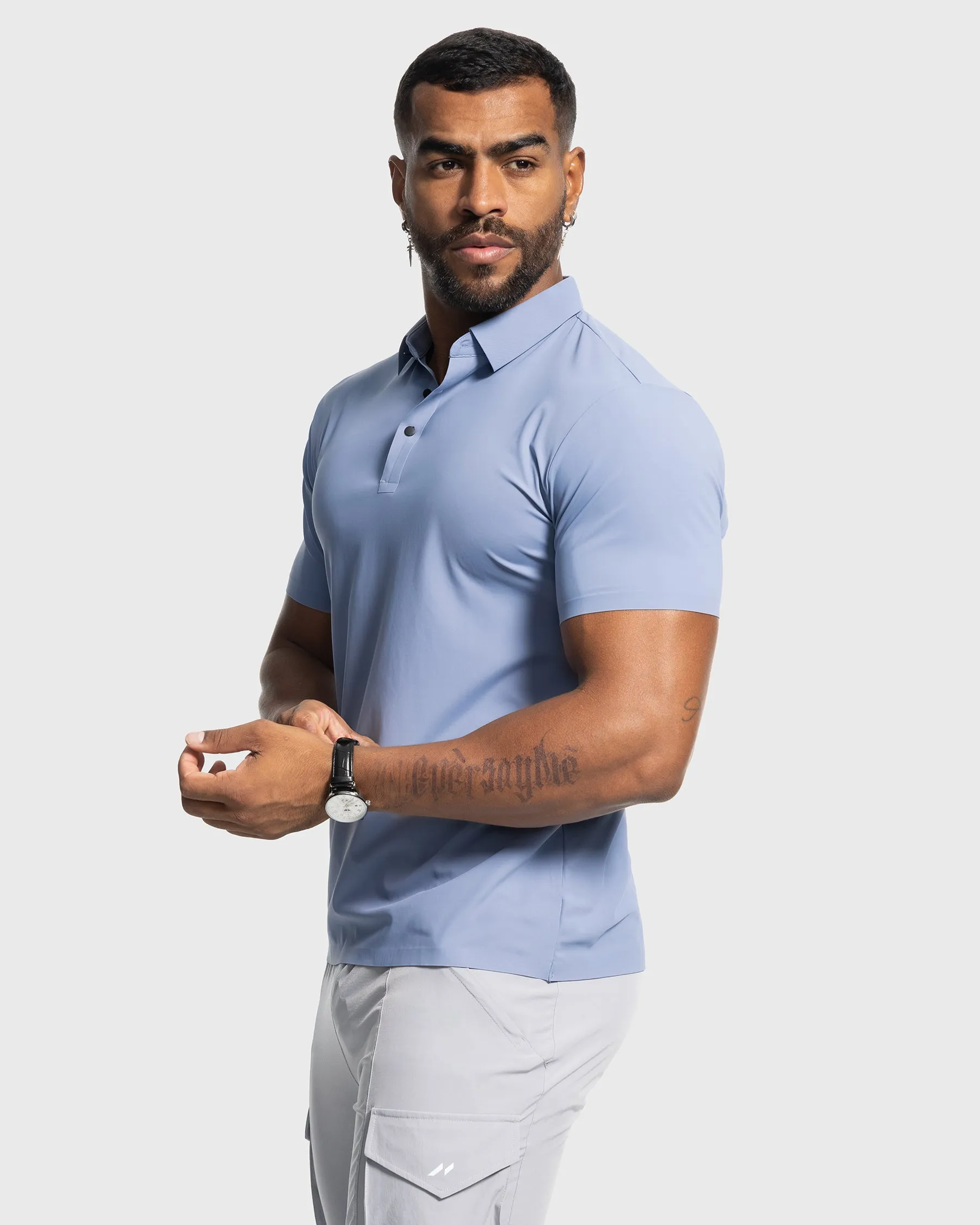 Stay Cool Performance Seamless Polo