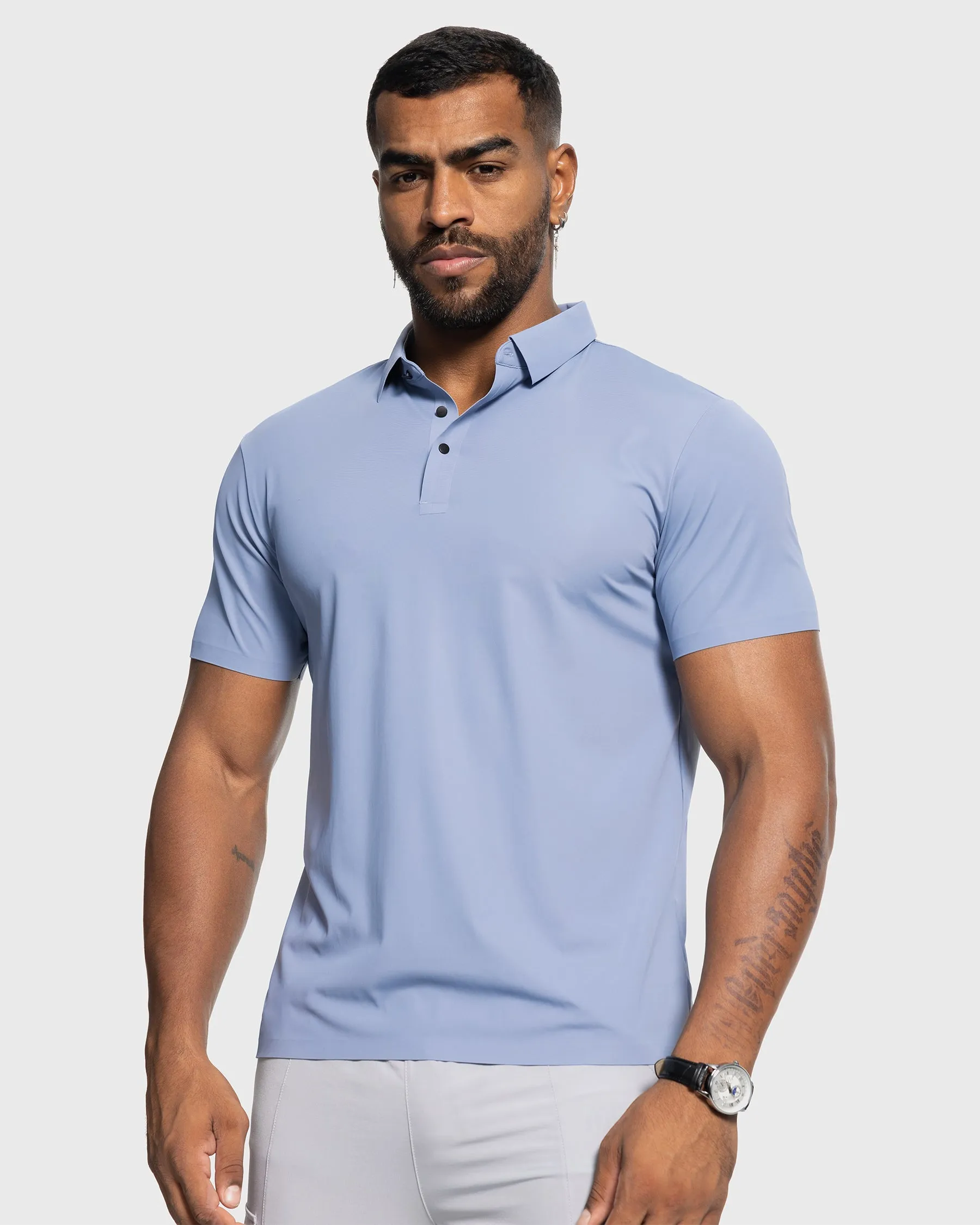Stay Cool Performance Seamless Polo