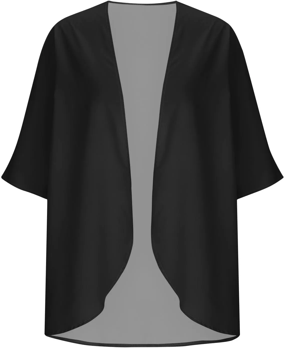 Summer Cardigans Tops for Women Lightweight Chiffon Blouses Trendy 3/4 Sleeve Floral Cardigan Beach Cover Ups 2025