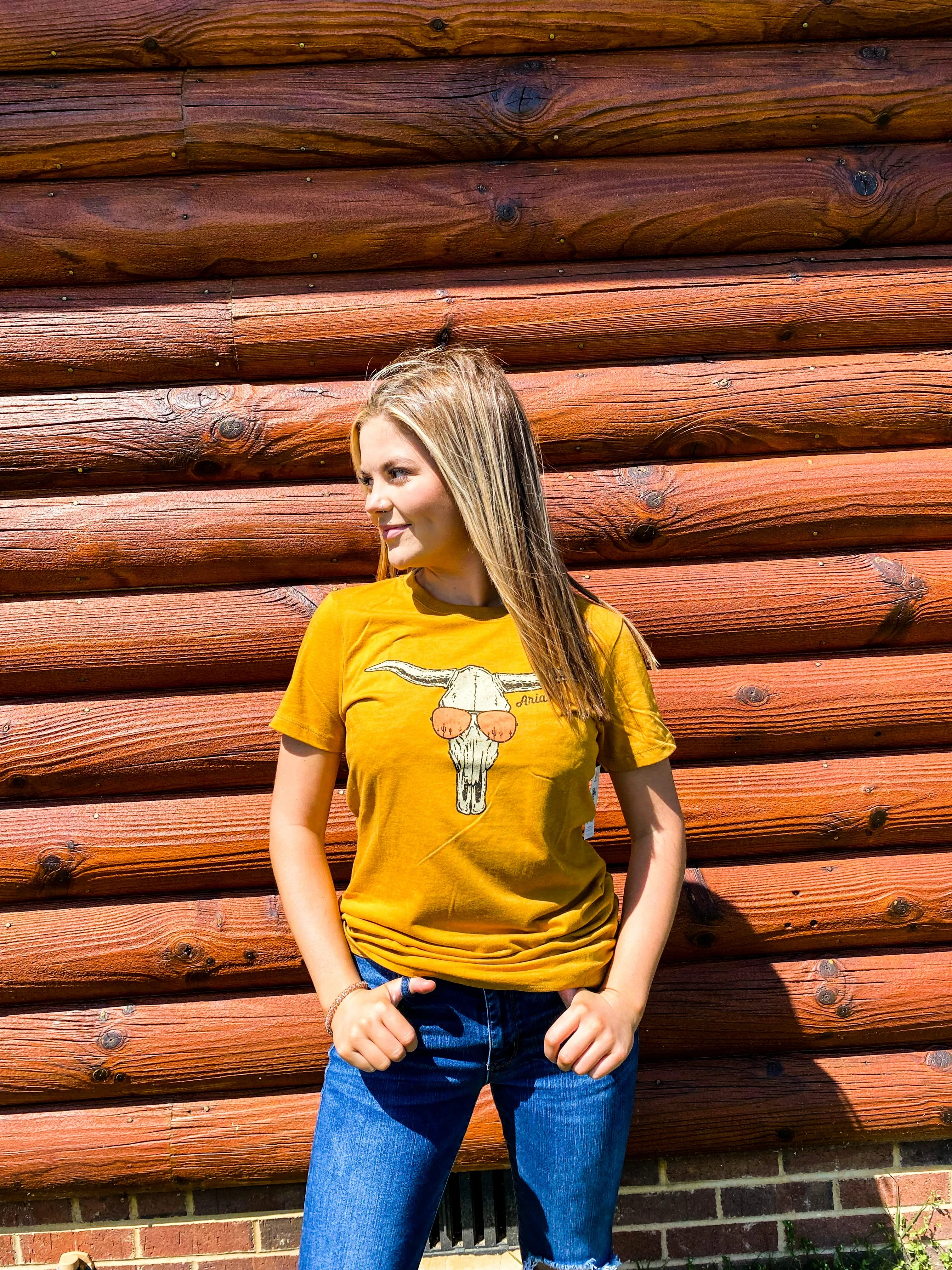 Sunglass Skull Ariat Graphic