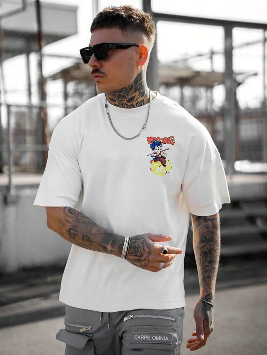 T-Shirt - DBZ Blue Hair - Oversized