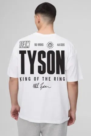 T-Shirt - White - King Of The Ring - Oversized