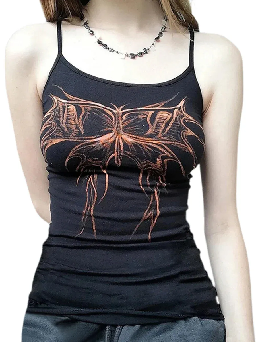 Tank Lace Trim Halter Neck Backless V Neck Y2K Slim Fit Crop Sleeveless Top