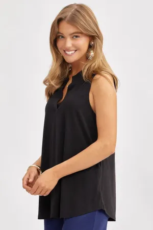 The Lizzy Sleeveless Top Black