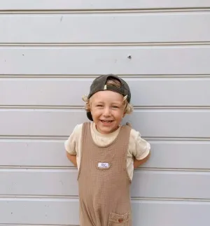 Toddler Dungaree - Mocha