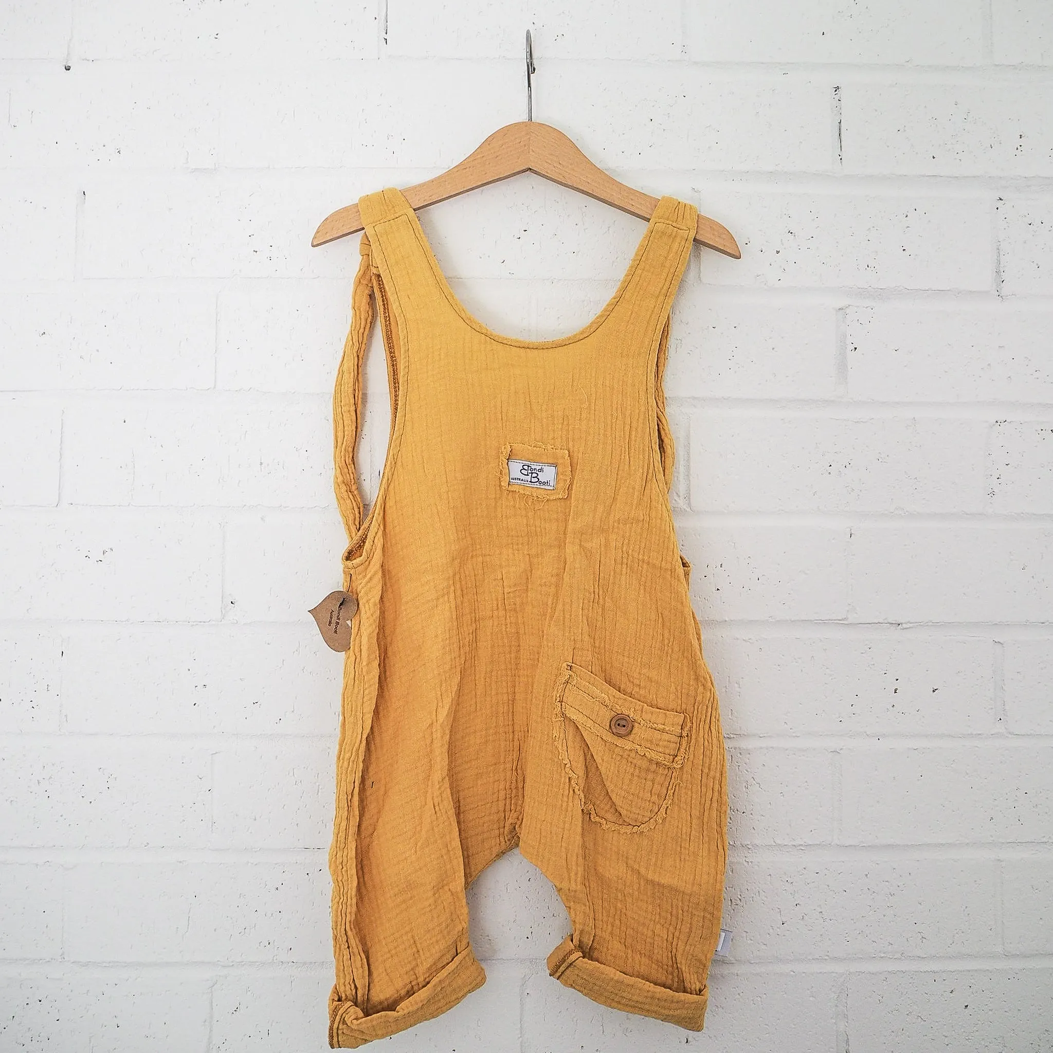 Toddler Dungaree - Mustard