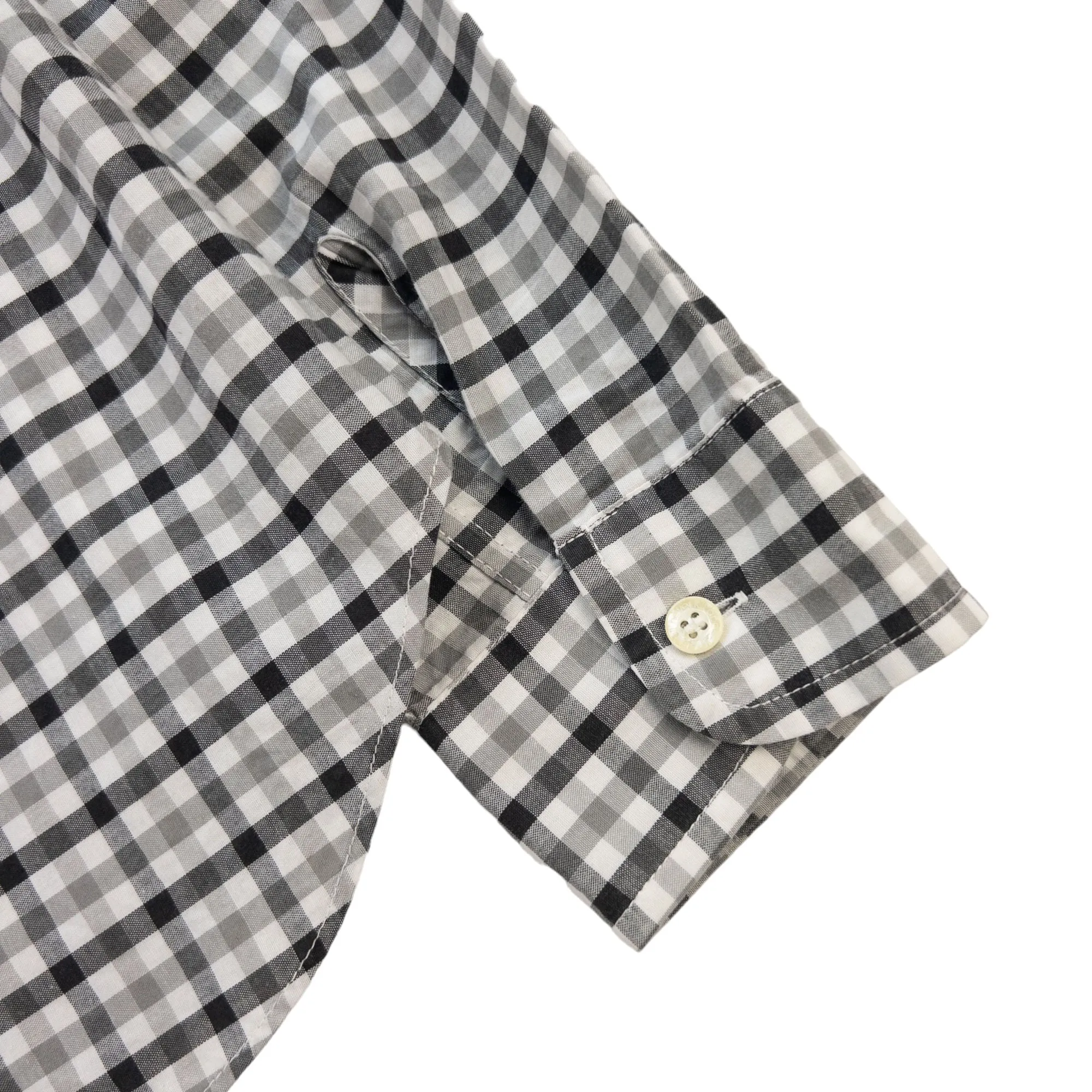 Vintage Bape Check Button Up Shirt Size S