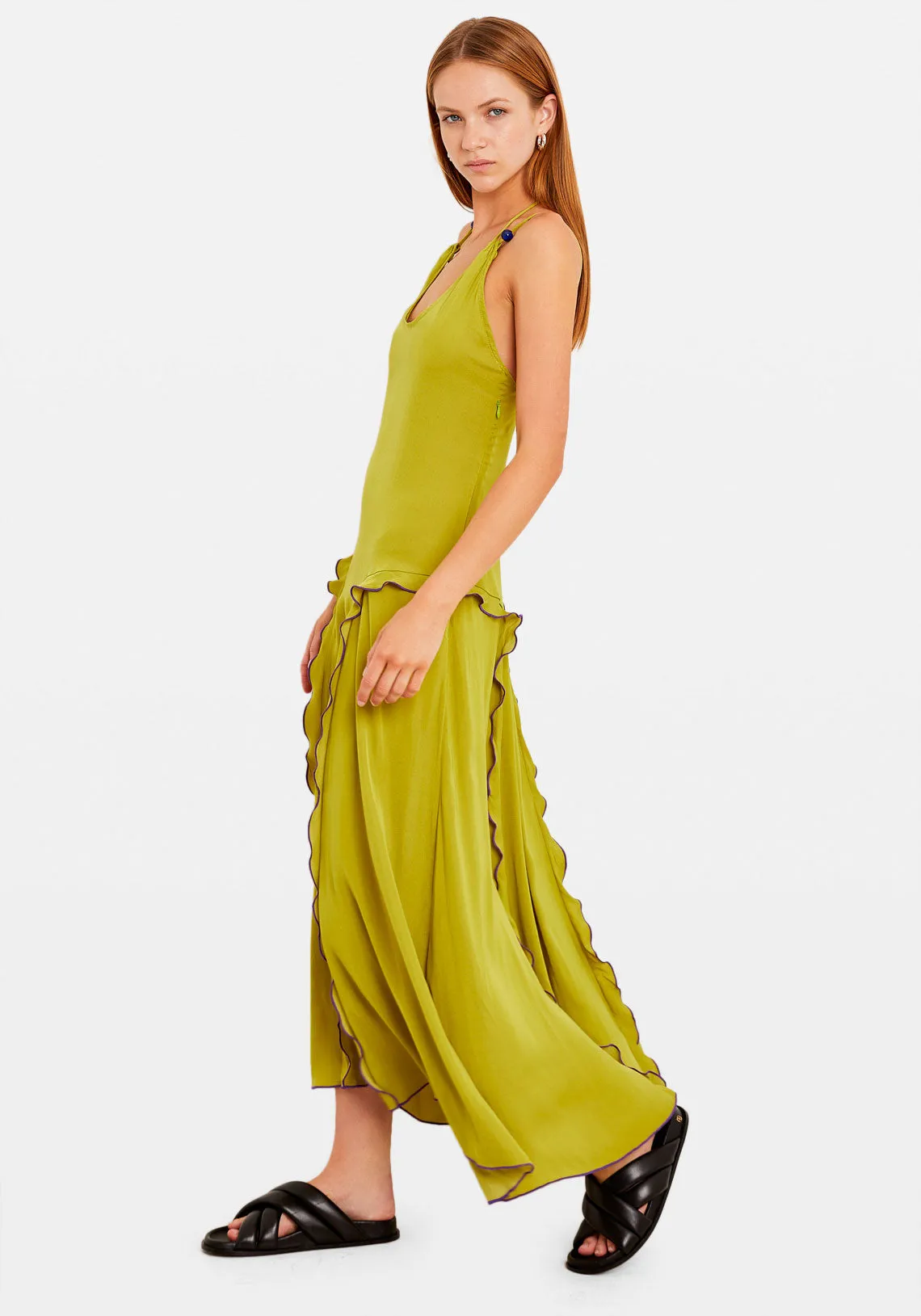 VIOLA DRESS GREEN