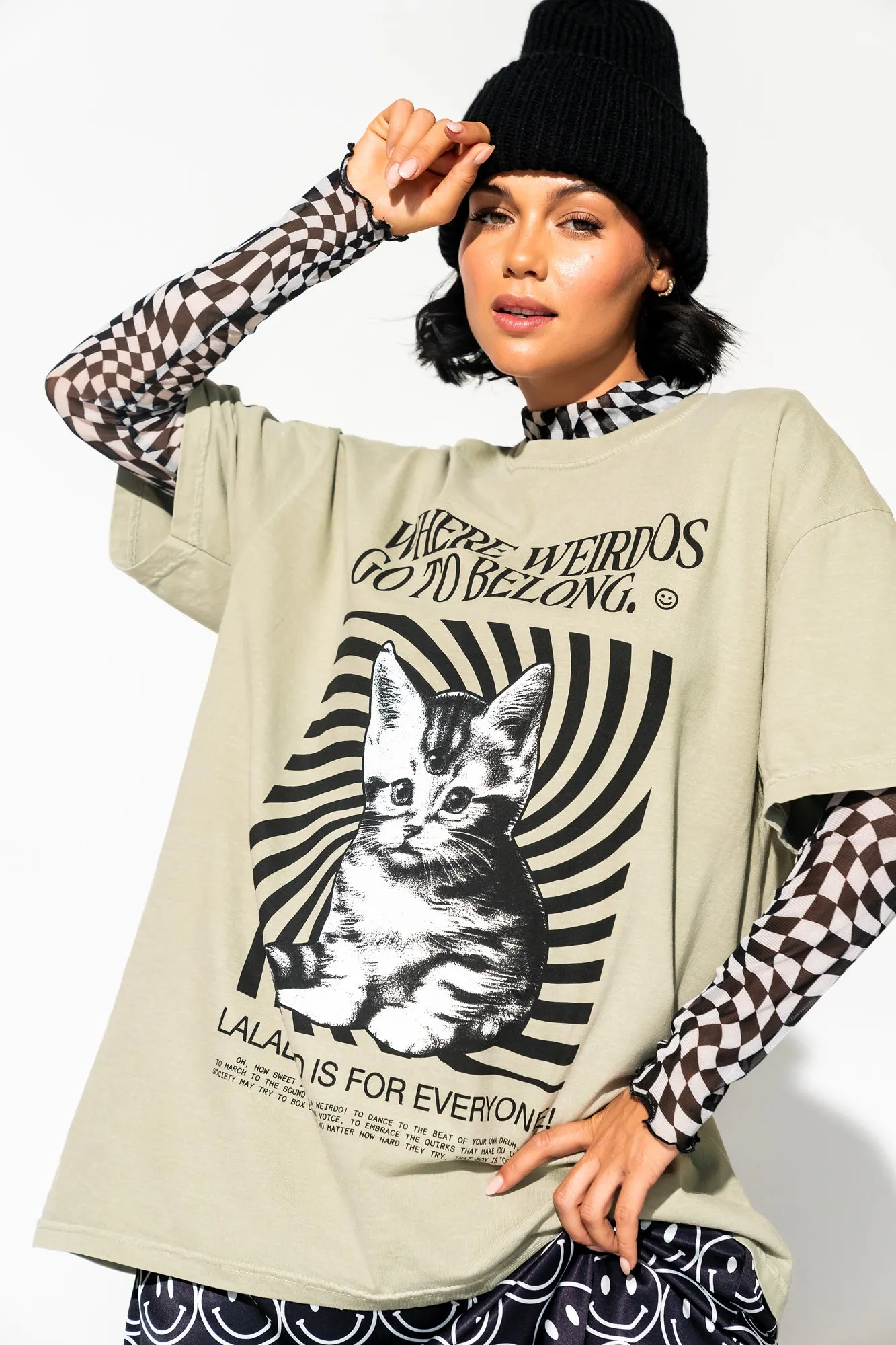Where Weirdos Belong Oversized Tee