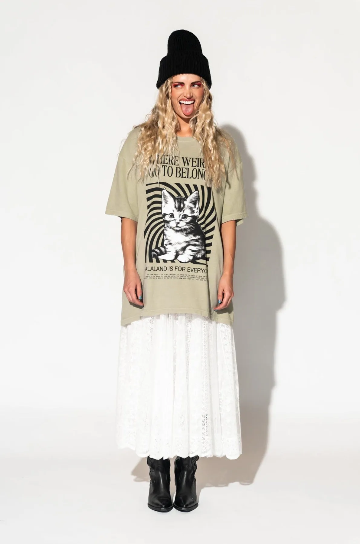Where Weirdos Belong Oversized Tee