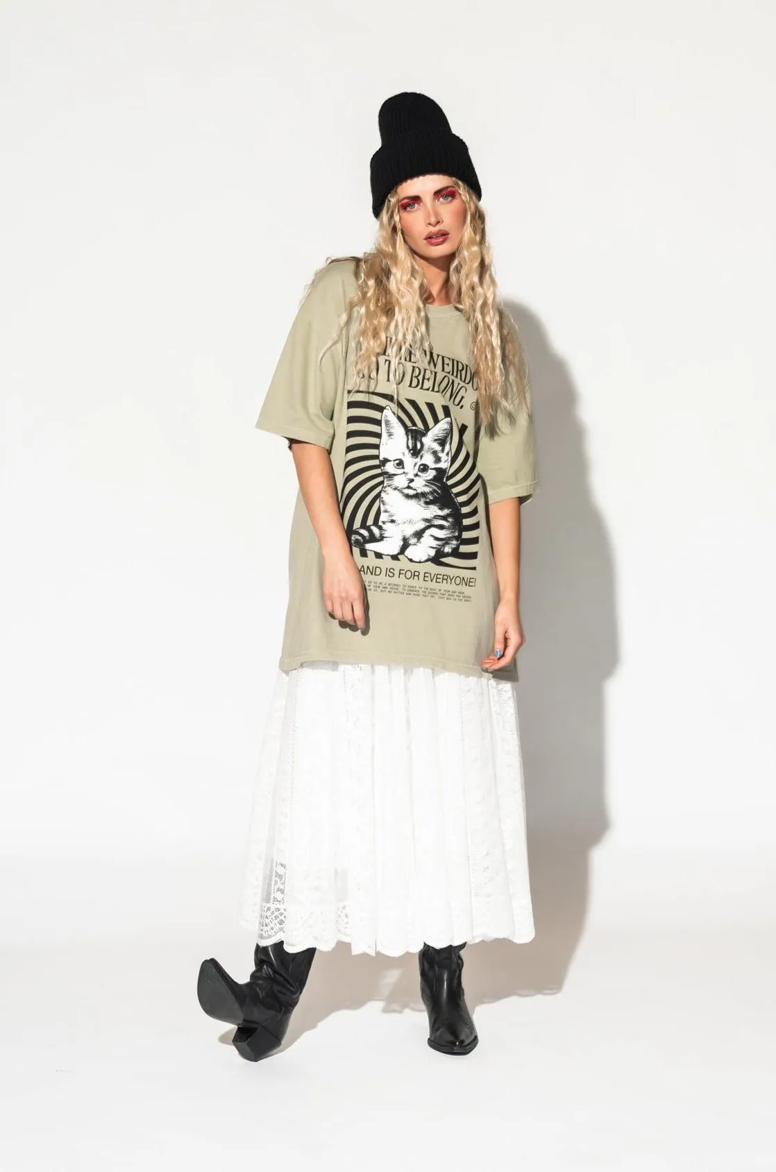 Where Weirdos Belong Oversized Tee
