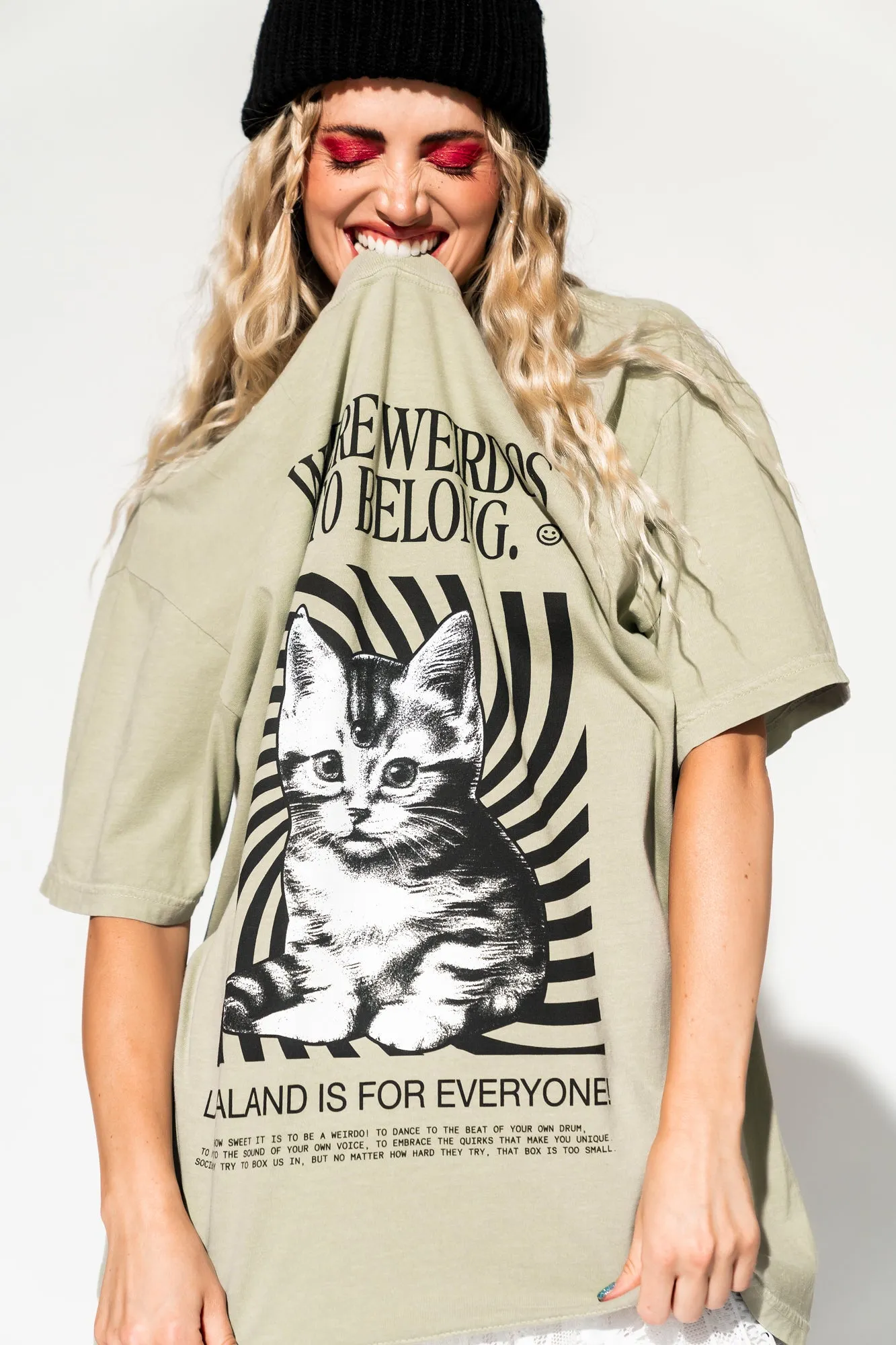 Where Weirdos Belong Oversized Tee