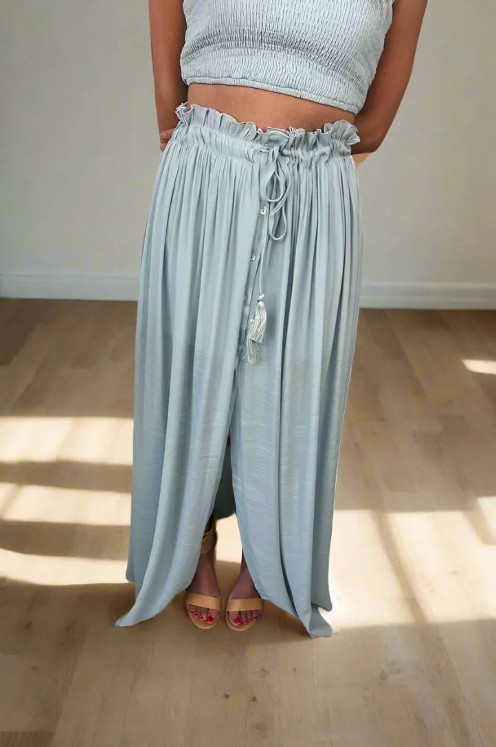 Whispering Waves Top & Skirt Set