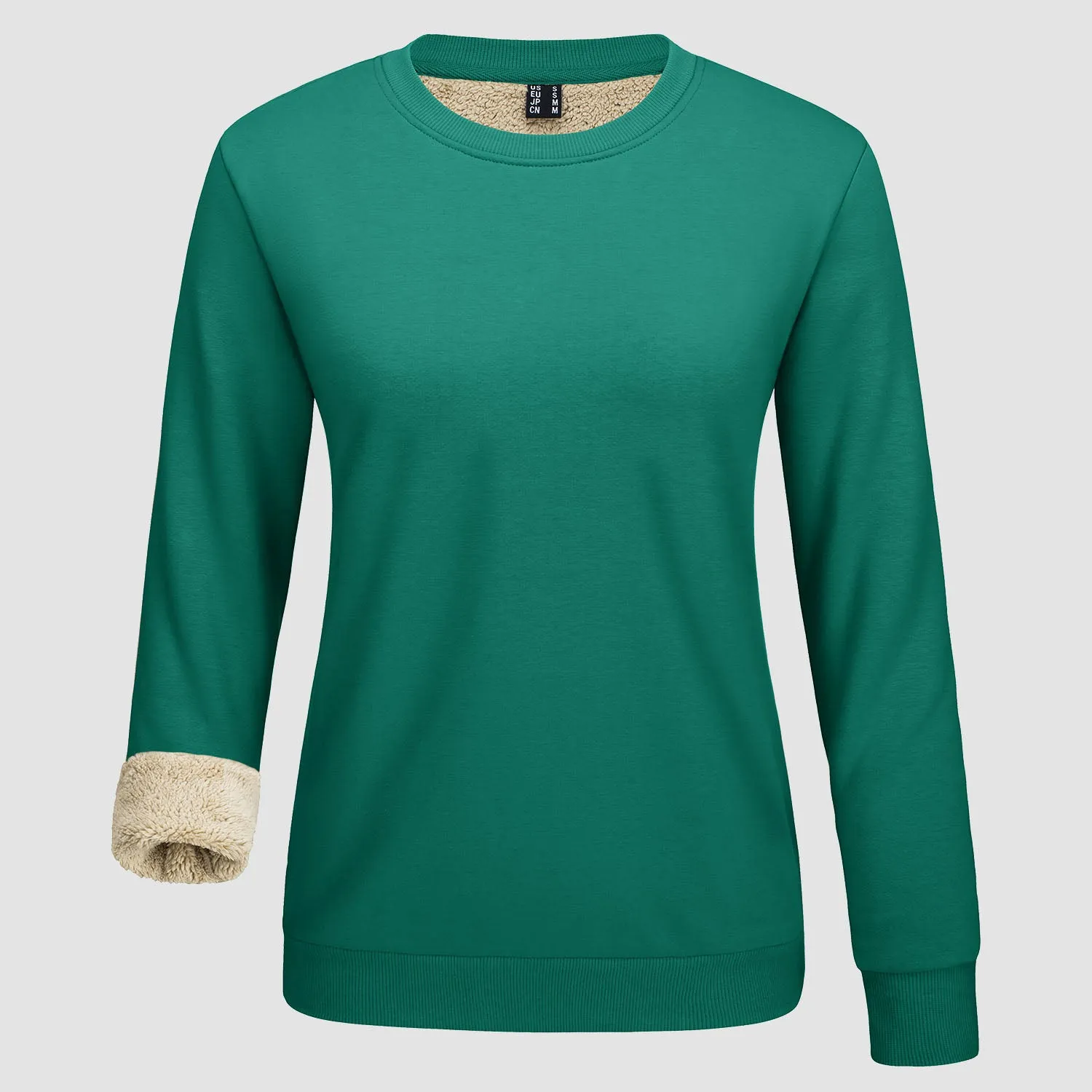 Women's Fleece Sweatshirt - Crewneck, Winter Warm & Cozy