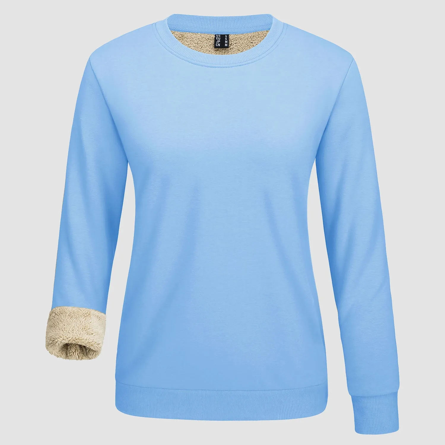 Women's Fleece Sweatshirt - Crewneck, Winter Warm & Cozy