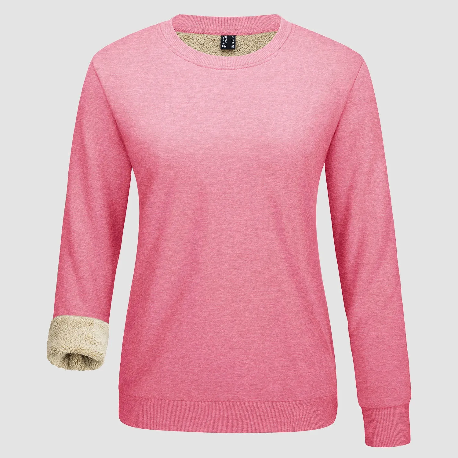 Women's Fleece Sweatshirt - Crewneck, Winter Warm & Cozy