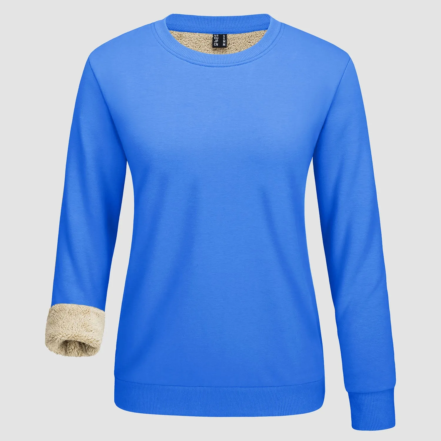 Women's Fleece Sweatshirt - Crewneck, Winter Warm & Cozy
