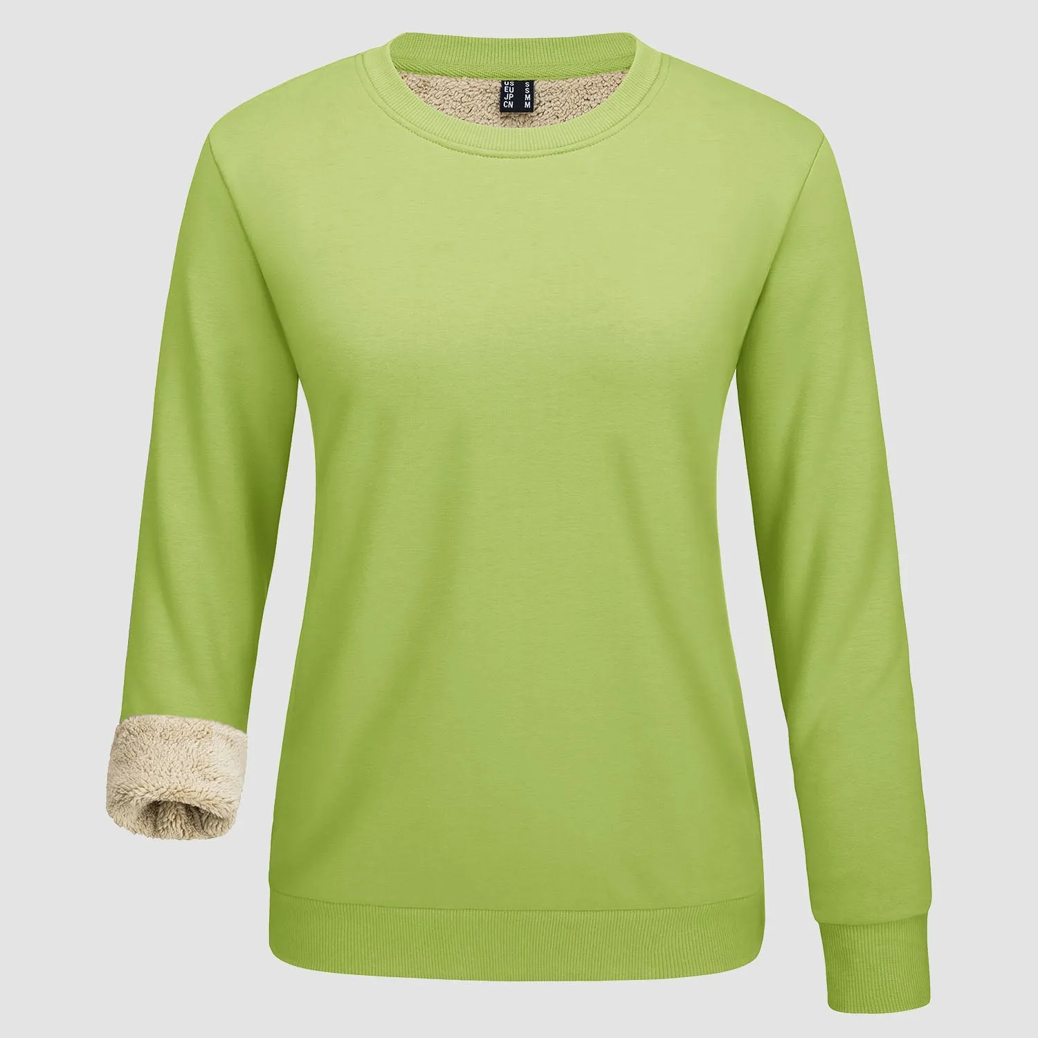 Women's Fleece Sweatshirt - Crewneck, Winter Warm & Cozy
