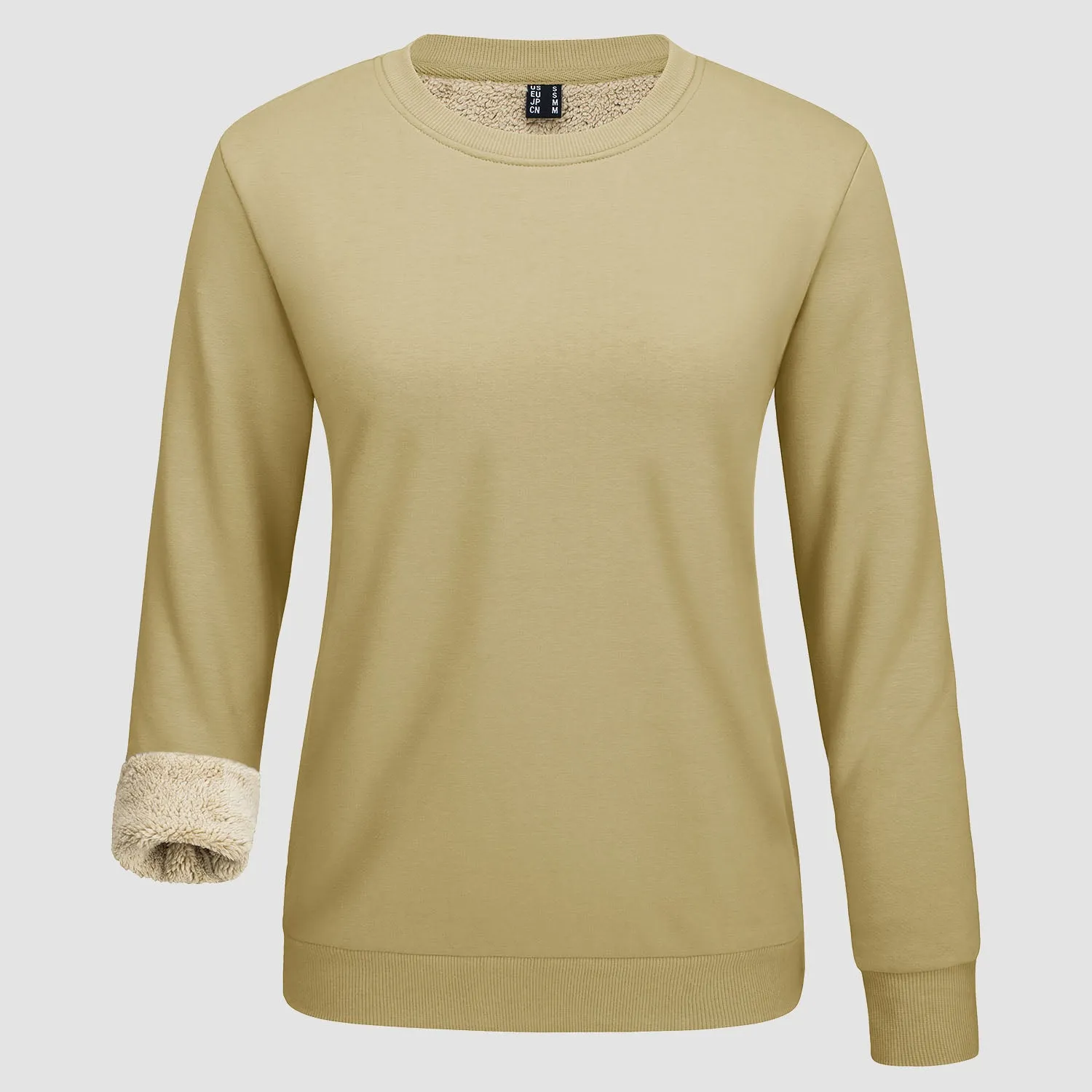 Women's Fleece Sweatshirt - Crewneck, Winter Warm & Cozy