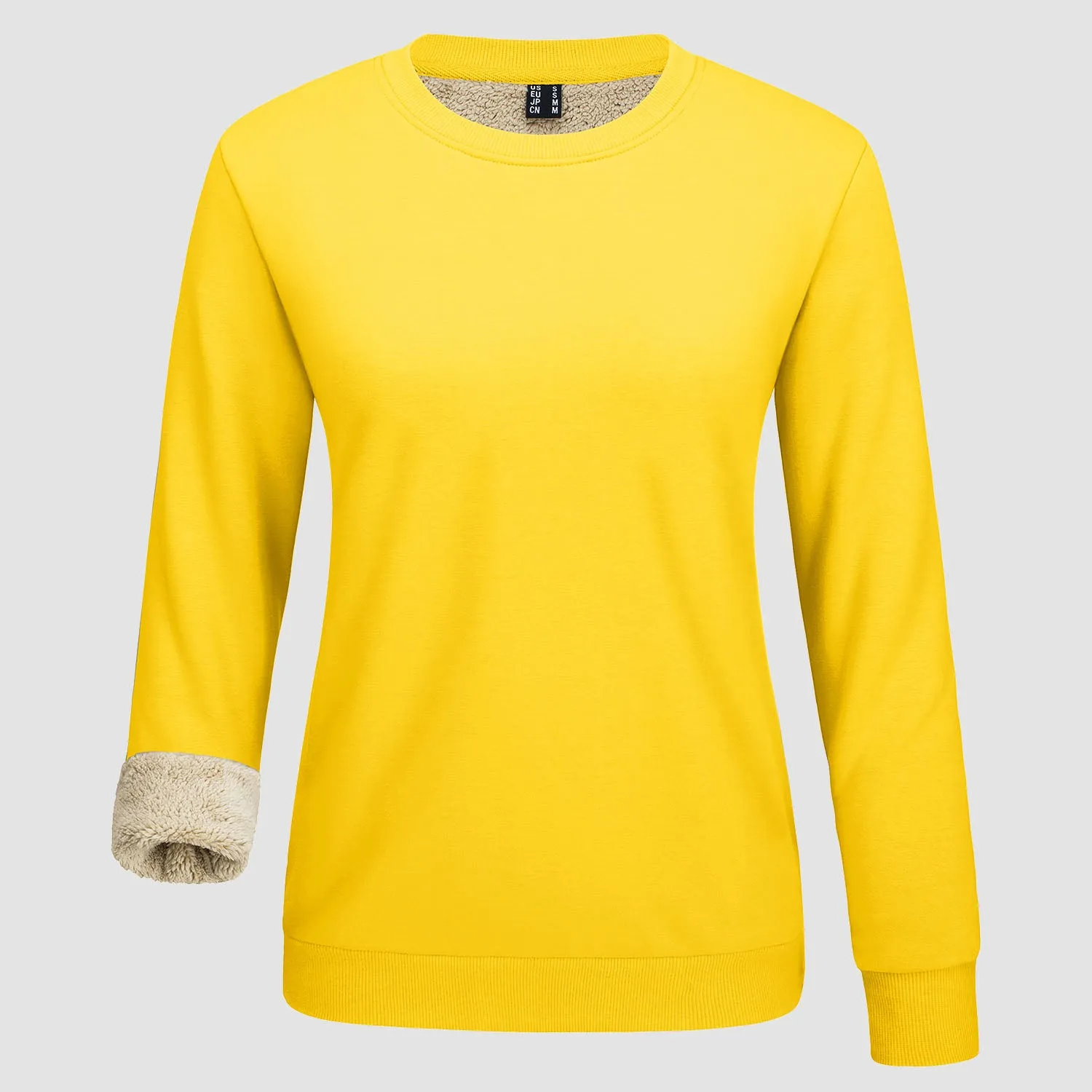 Women's Fleece Sweatshirt - Crewneck, Winter Warm & Cozy