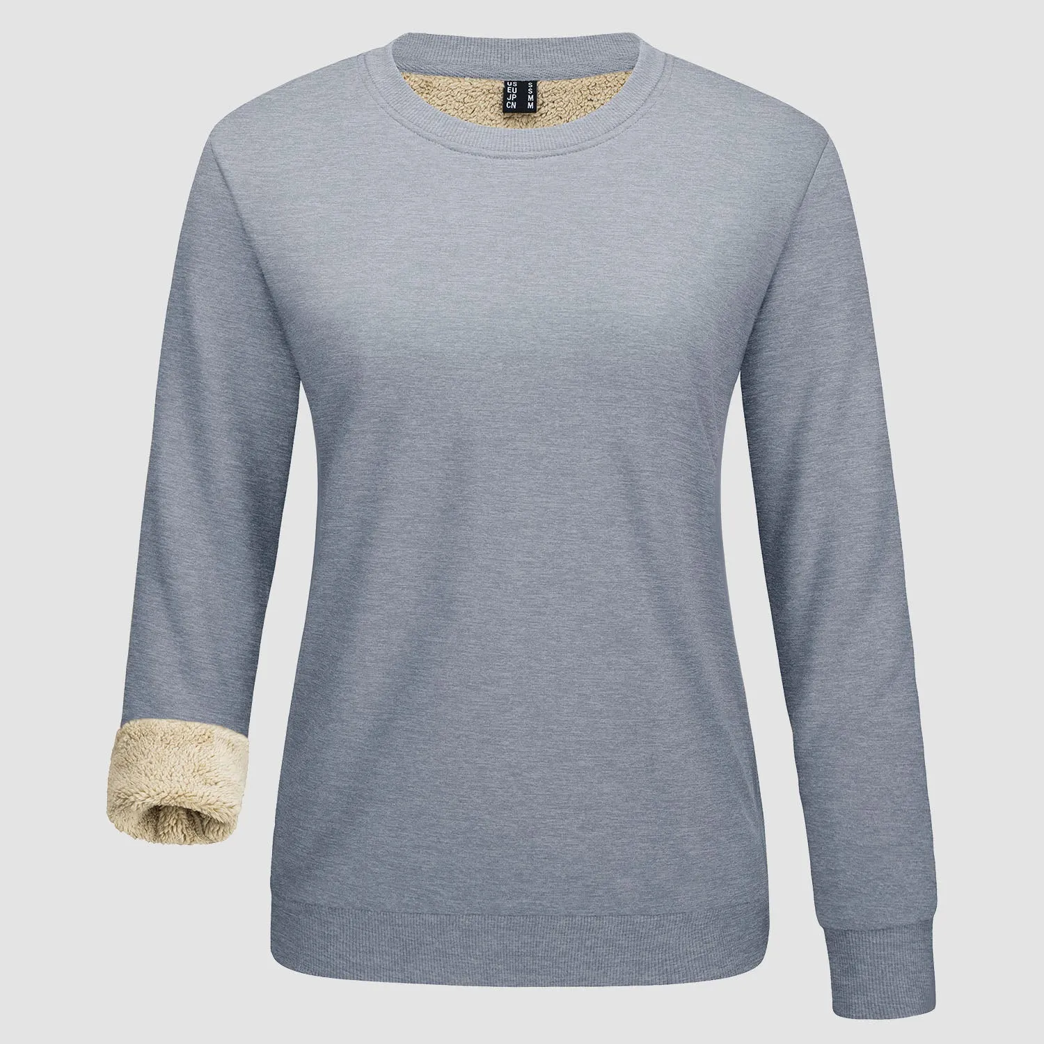 Women's Fleece Sweatshirt - Crewneck, Winter Warm & Cozy