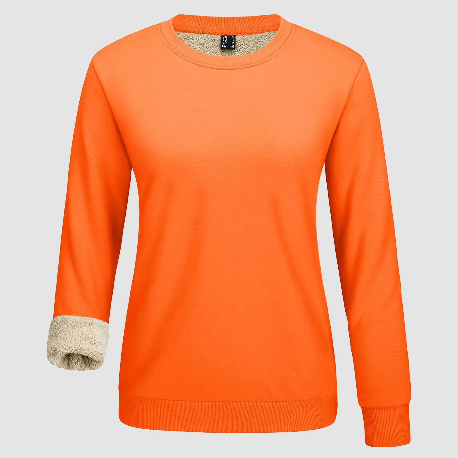 Women's Fleece Sweatshirt - Crewneck, Winter Warm & Cozy