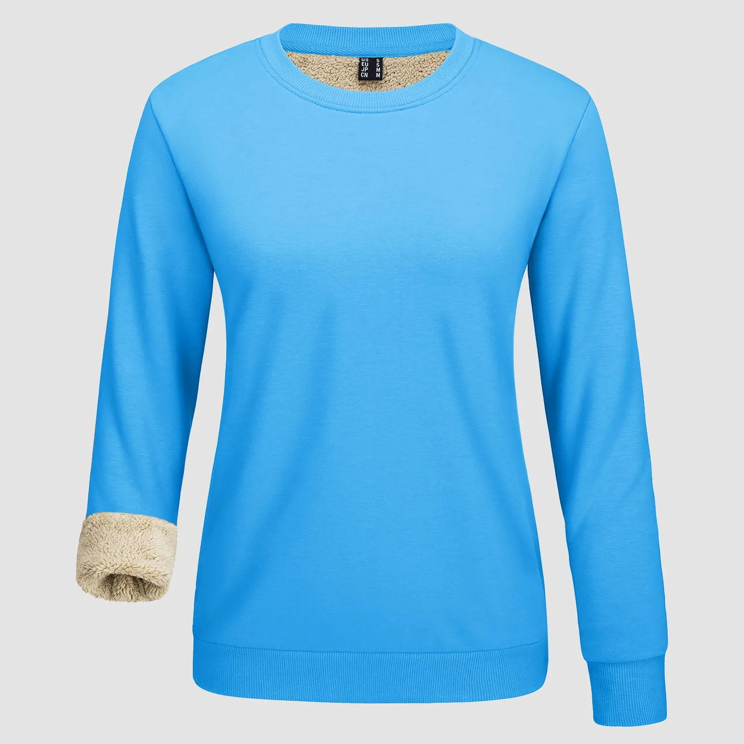 Women's Fleece Sweatshirt - Crewneck, Winter Warm & Cozy