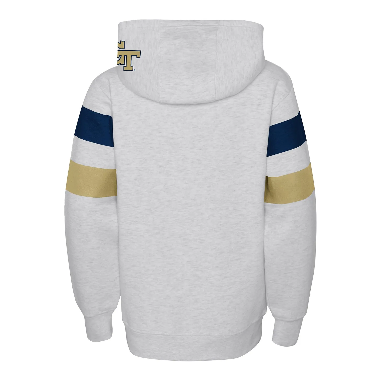 Youth Georgia Tech Yellow Jackets Dynamic Duo Grey Sweatshirt